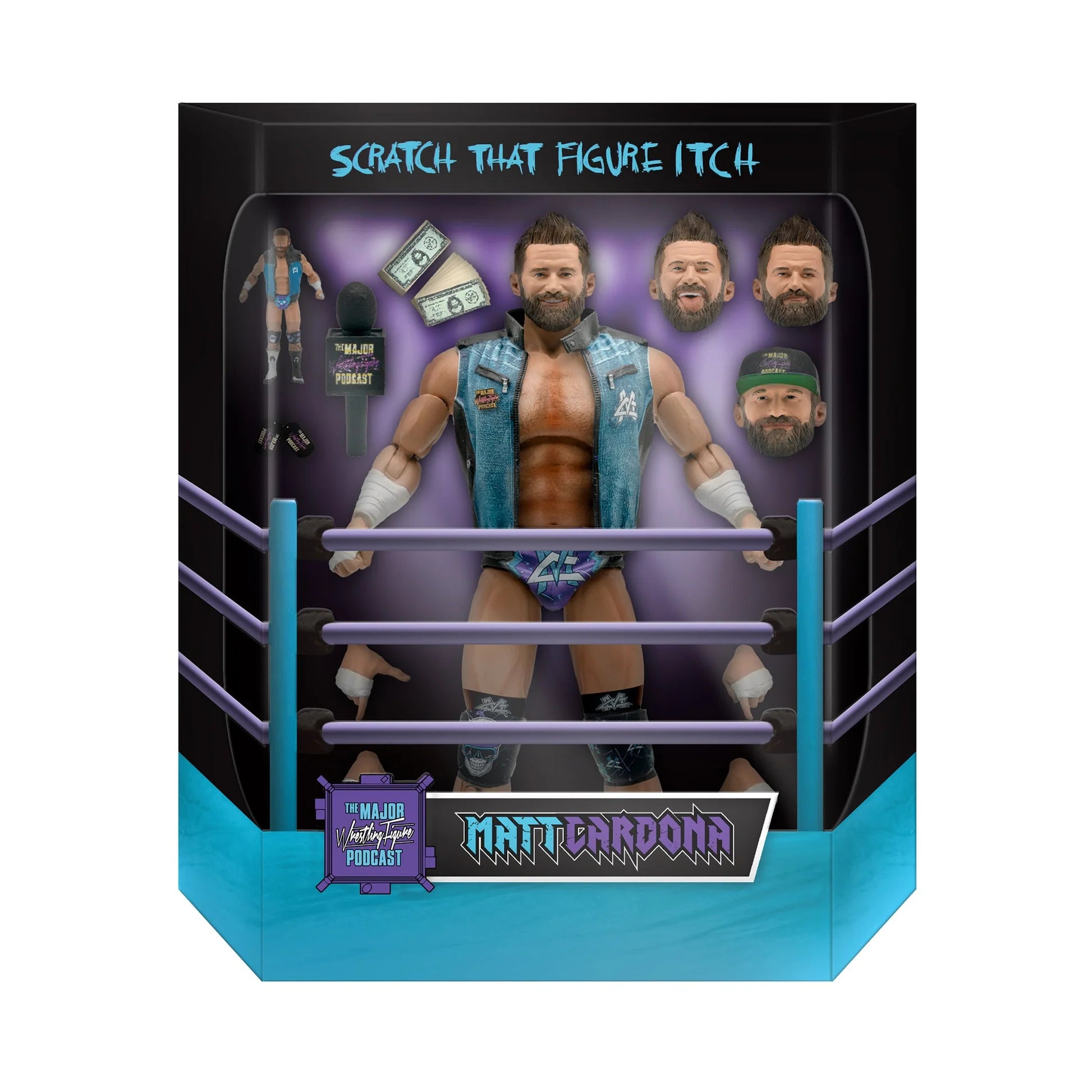 Matt Cardona Zack Ryder Super 7 MWFP WWE Action Figure Ultimate