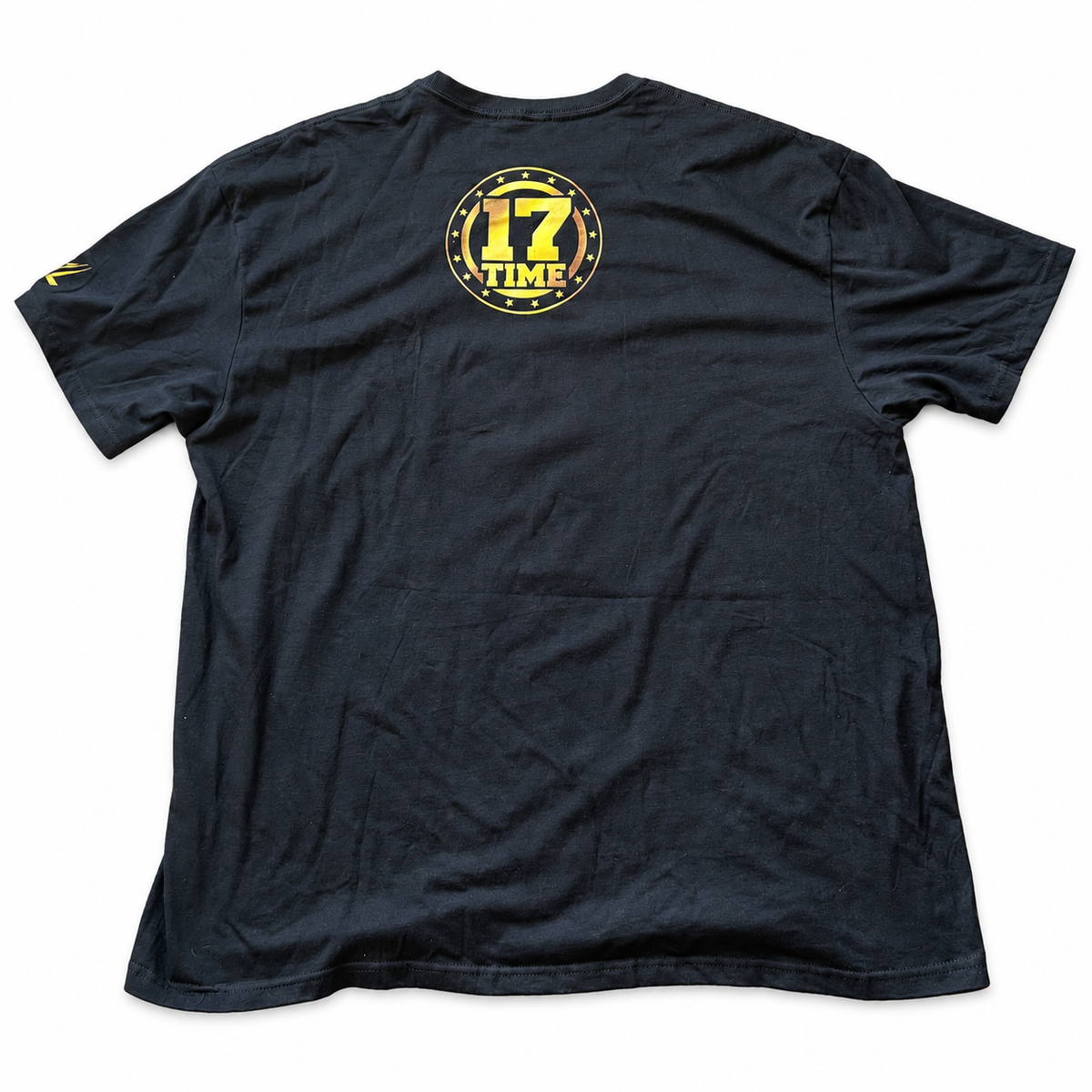 WWE John Cena The Last Real Undisputed Champion 17 Time Black Graphic Tee Shirt