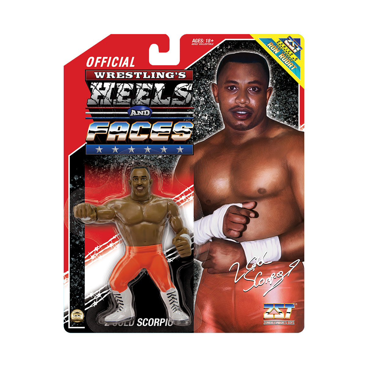 PREORDER 2 Cold Scorpio Heels and Faces Series 6 Retro Action Figure WWE