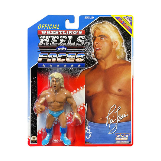 Ric Flair - Heels and Faces (Baby Blue) - Scale Retro Action Figure WWE