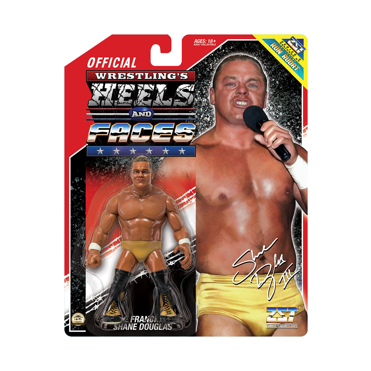 PREORDER Shane Douglas Heels and Faces Series 6 Retro Action Figure WWE