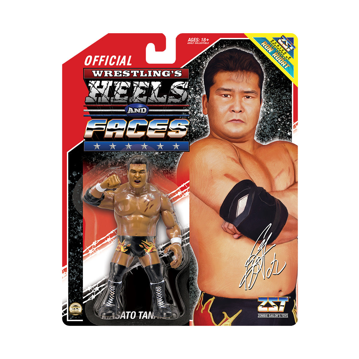PREORDER Masato Heels and Faces Series 6 Retro Action Figure WWE