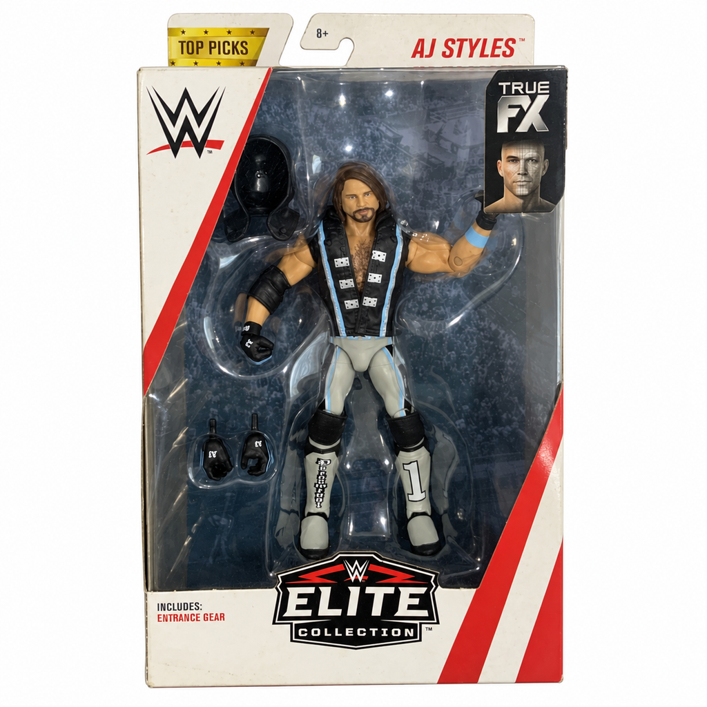 AJ Styles WWE Elite Top Picks Action Figure Mattel
