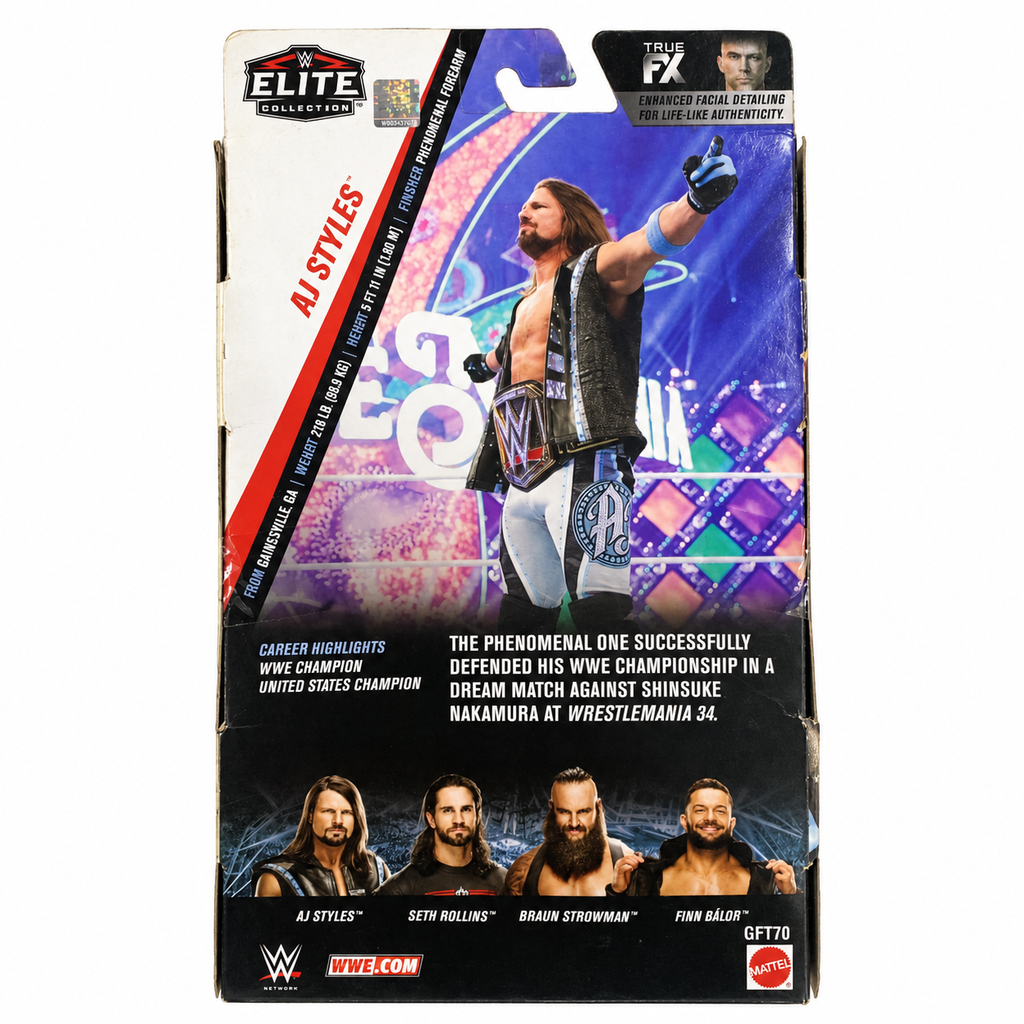 AJ Styles WWE Elite Top Picks Action Figure Mattel