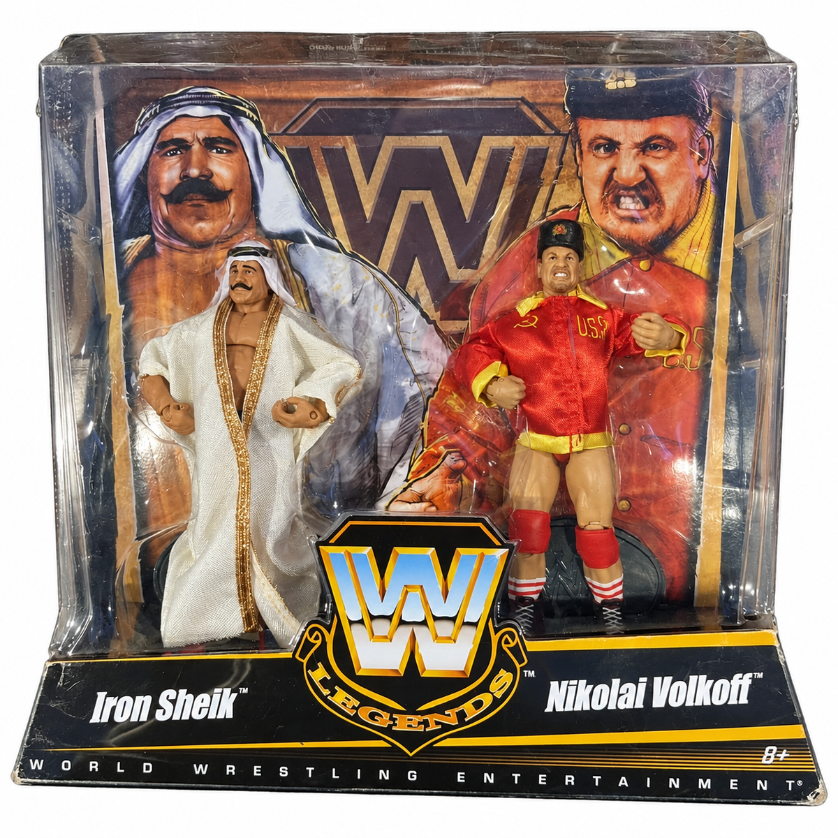 Iron Sheik Nikolai Volkoff WWE Elite Legends 2 Pack Action Figures Mattel
