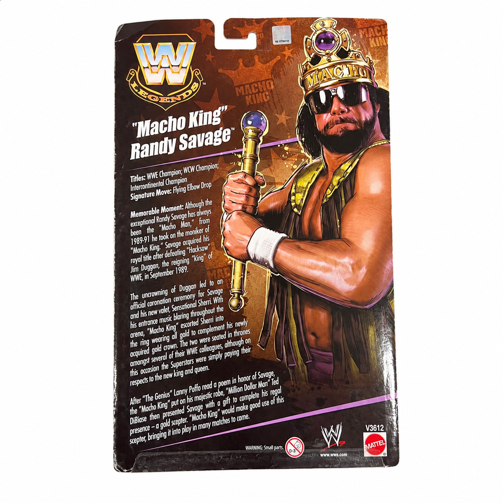 Macho King Randy Savage WWE Elite Legends Ringside Exclusive Action Figure Mattel