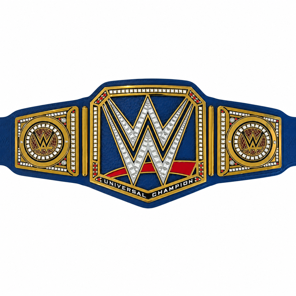 WWE Blue Universal Championship Replica Title Belt WWE Shop Authentic