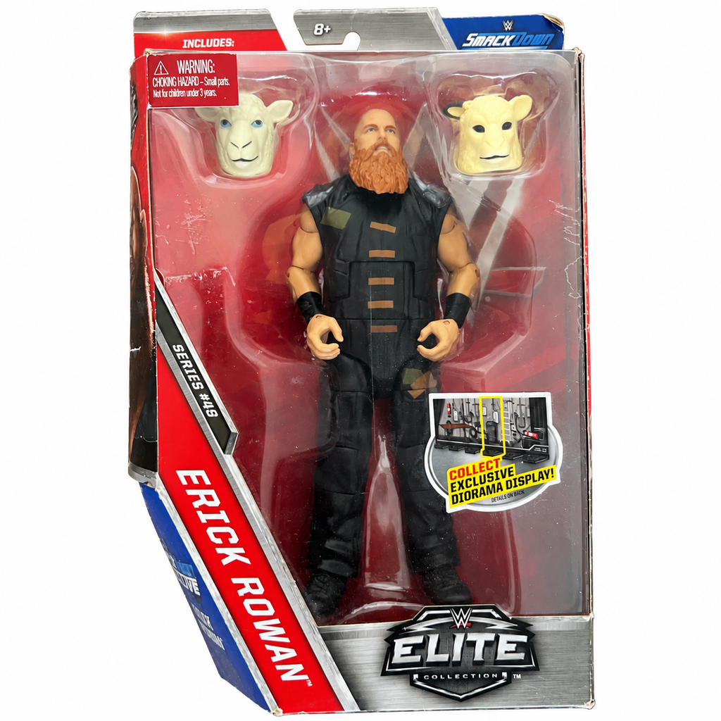Eric Rowan WWE Elite 48 Action Figure Mattel Dmg Box