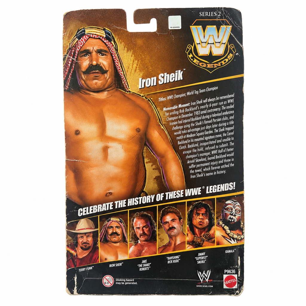The Iron Sheik WWE Elite Legends Action Figure Mattel