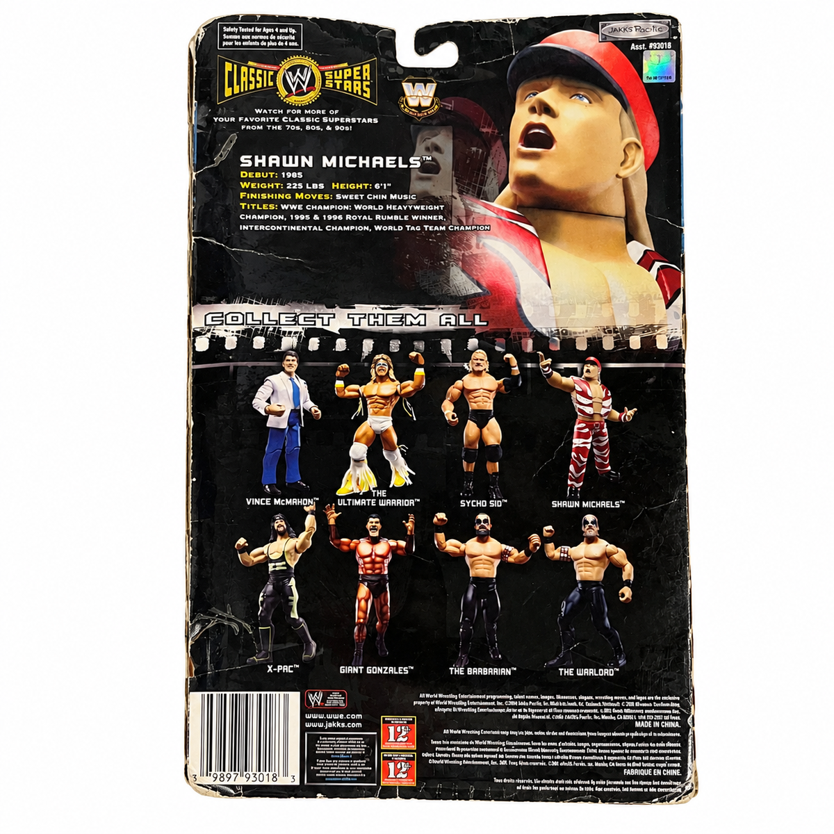 Shawn Michaels WWE Classic Superstars 16 LJN Action Figure Jakks