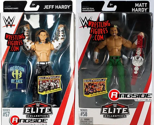 The Hardy Boys (Matt and Jeff Hardy) - WWE Elite 58 Set of 2