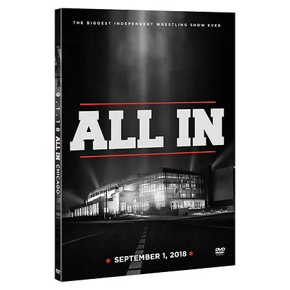 AEW All In - Blu Ray DVD 2018 Sealed