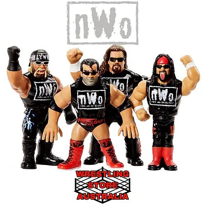 WWE NWO Retros Hulk Hogan, Kevin Nash, Scott Hall & Syxx 4 Pack