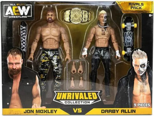 DMG PACKAGING Darby Allin & Jon Moxley - AEW Unrivaled 2 Pack