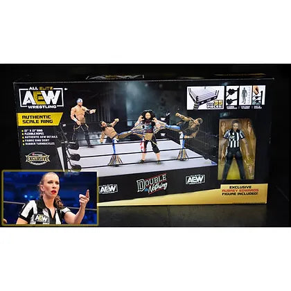 Authentic Double Or Nothing Scale Ring - AEW Exclusive