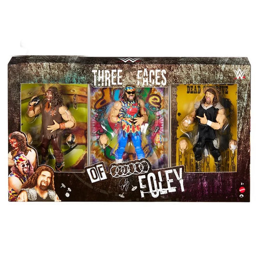 Three Faces of Foley - WWE Elite Exclusive Box Set Action Figures