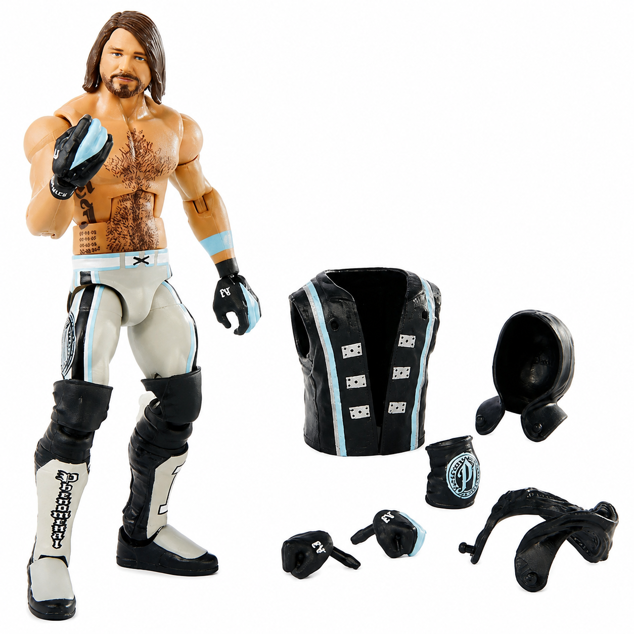 AJ Styles WWE Elite Top Talent 2018 Out Of Box Action Figure Mattel 4