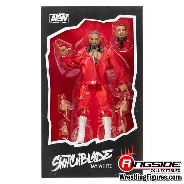 PREORDER Switchblade Jay White - AEW Exclusive Action Figure Scale WWE