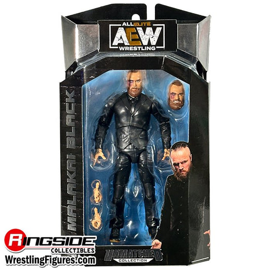 Malaki Black - AEW Unmatched 8 Action Figure - Scale WWE