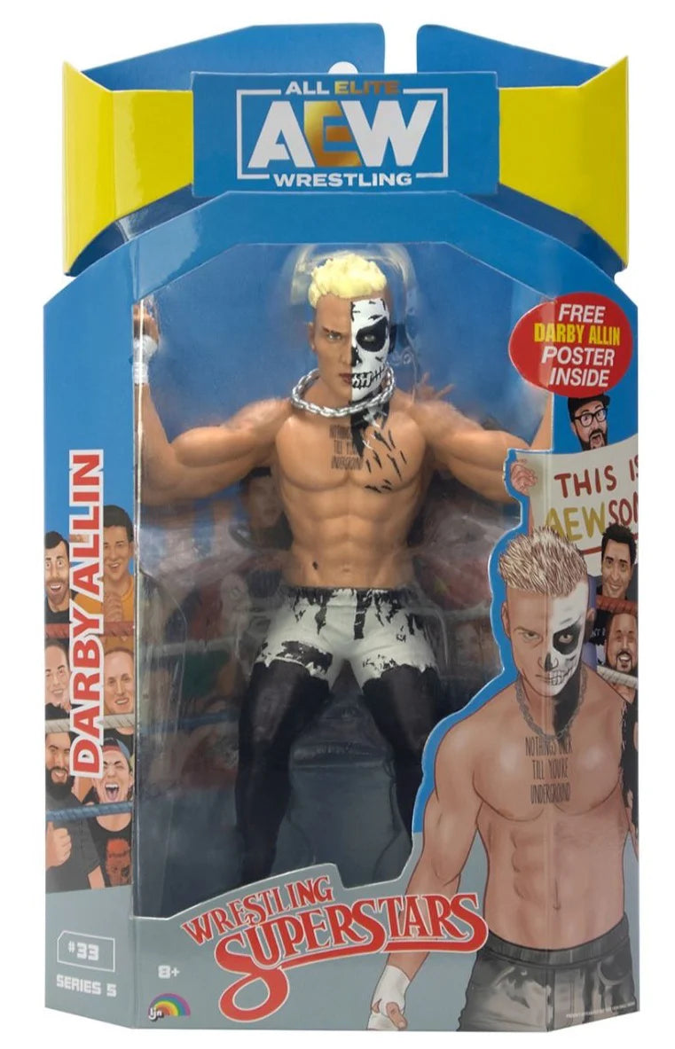 Darby Allin AEW Unmatched 5 Action Figure Scale WWE
