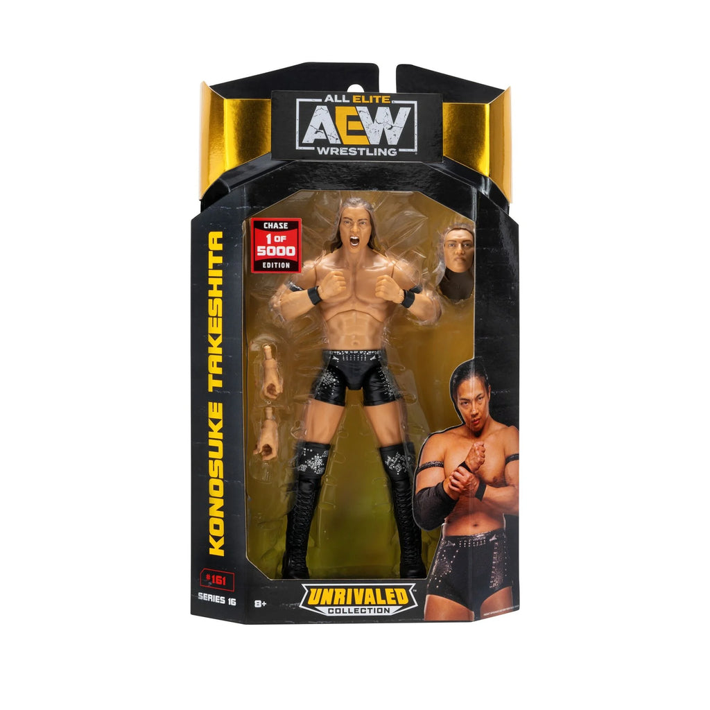 Konosuke Takeshita CHASE AEW Unrivaled 16 Action Figure Scale WWE