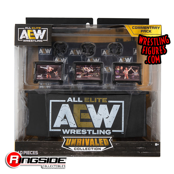 AEW Announcer Accessories Pack - Playset Commentary Exclusive