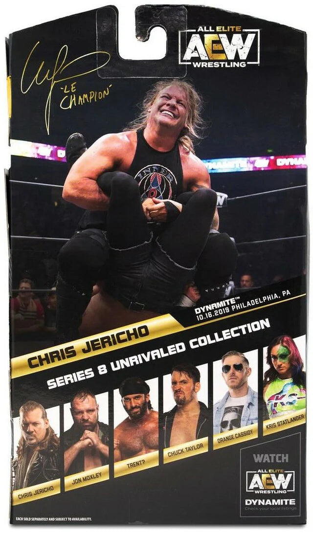 Chris Jericho AEW Unrivaled 8 Action Figure Scale WWE