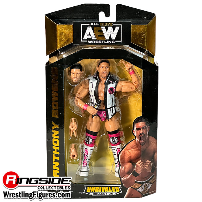 PREORDER Anthony Bowens - AEW Unrivaled 14 Action Figure - Scale WWE