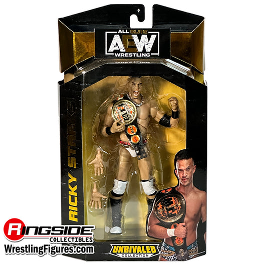 PREORDER Ricky Starks - AEW Unrivaled 14 Action Figure - Scale WWE