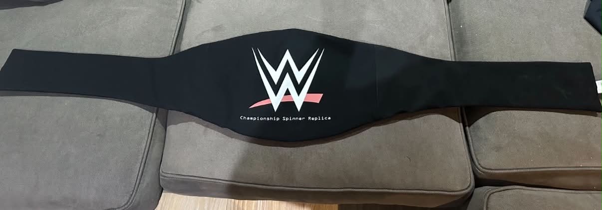 WWE Championship Spinner Belt John Cena Nameplate Authentic Replica WWE Shop