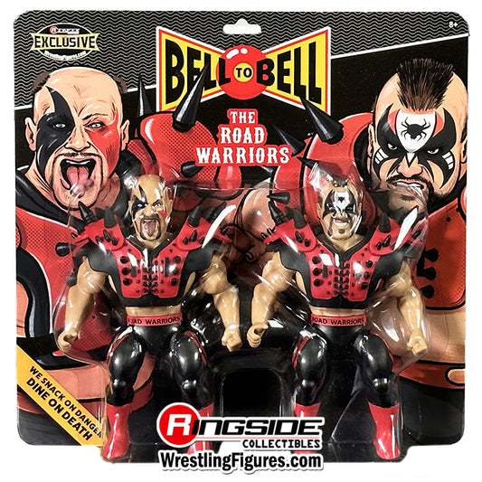 Road Warriors (Hawk & Animal) 2-Pack - Bell to Bell Action Figures WWE