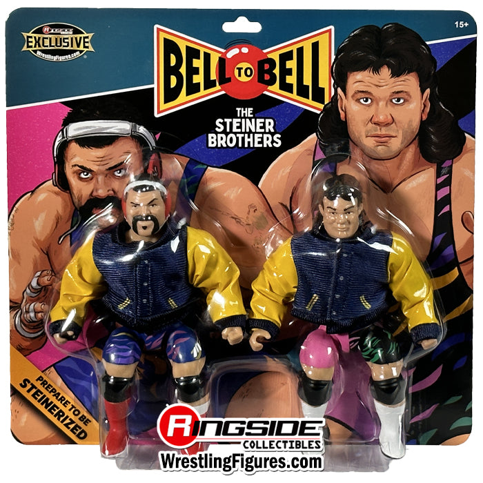 Steiner Brothers (Early 90's Gear) 2-Pack - Bell to Bell Action Figures WWE