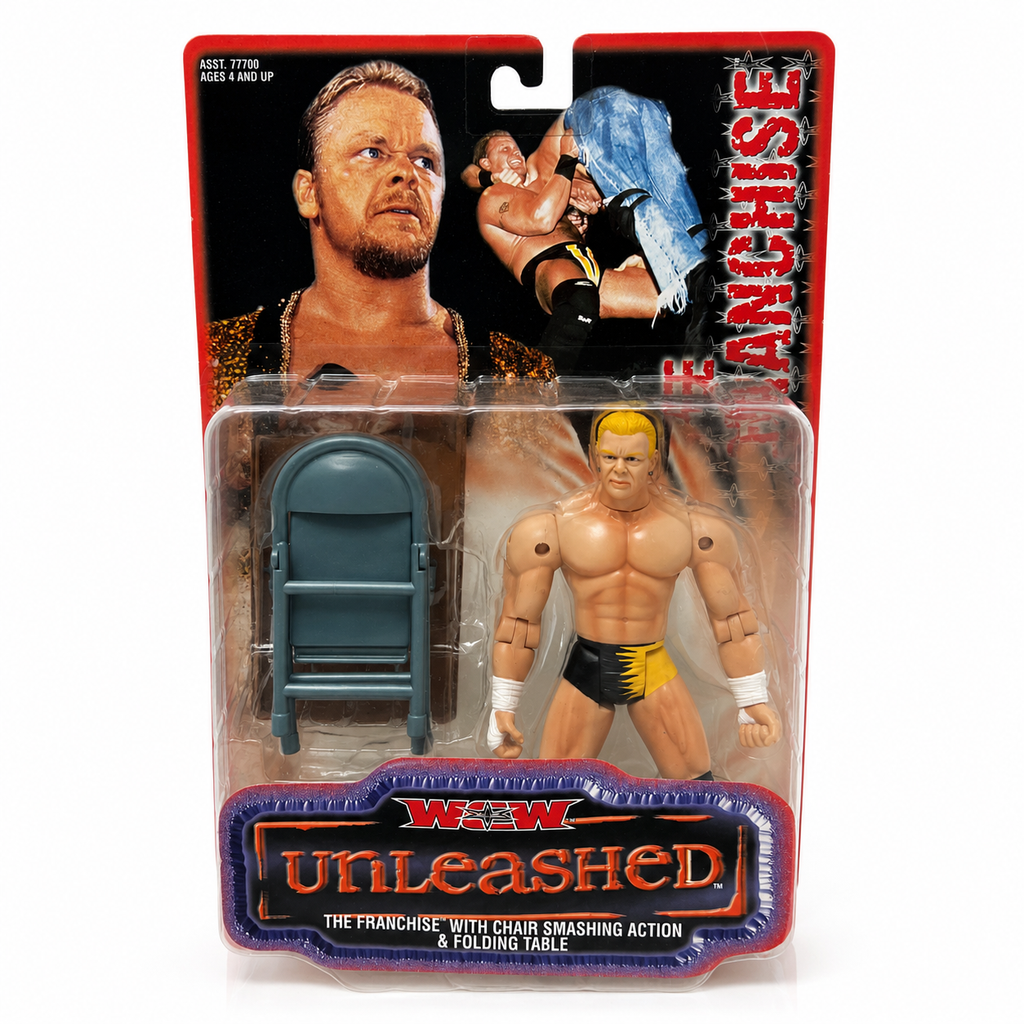 The Franchise Shane Douglas WCW Unleashed Toybiz 2001 Action Figure Scale WWE