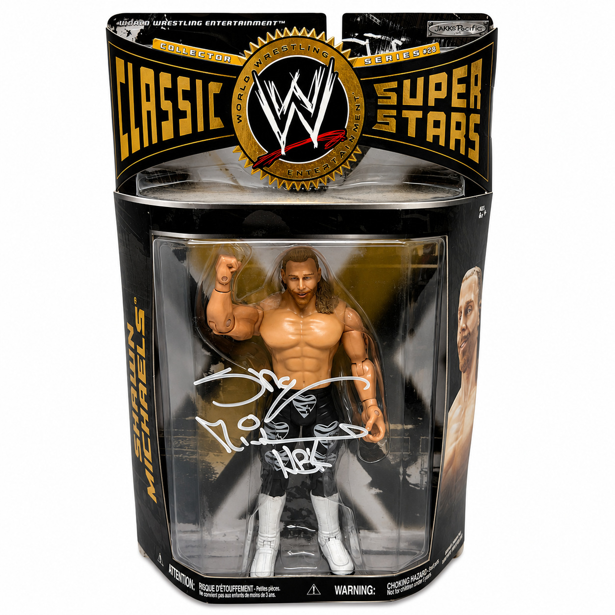 Shawn Michaels Signed WWE Classic Superstars 28 Autograph Action Figure