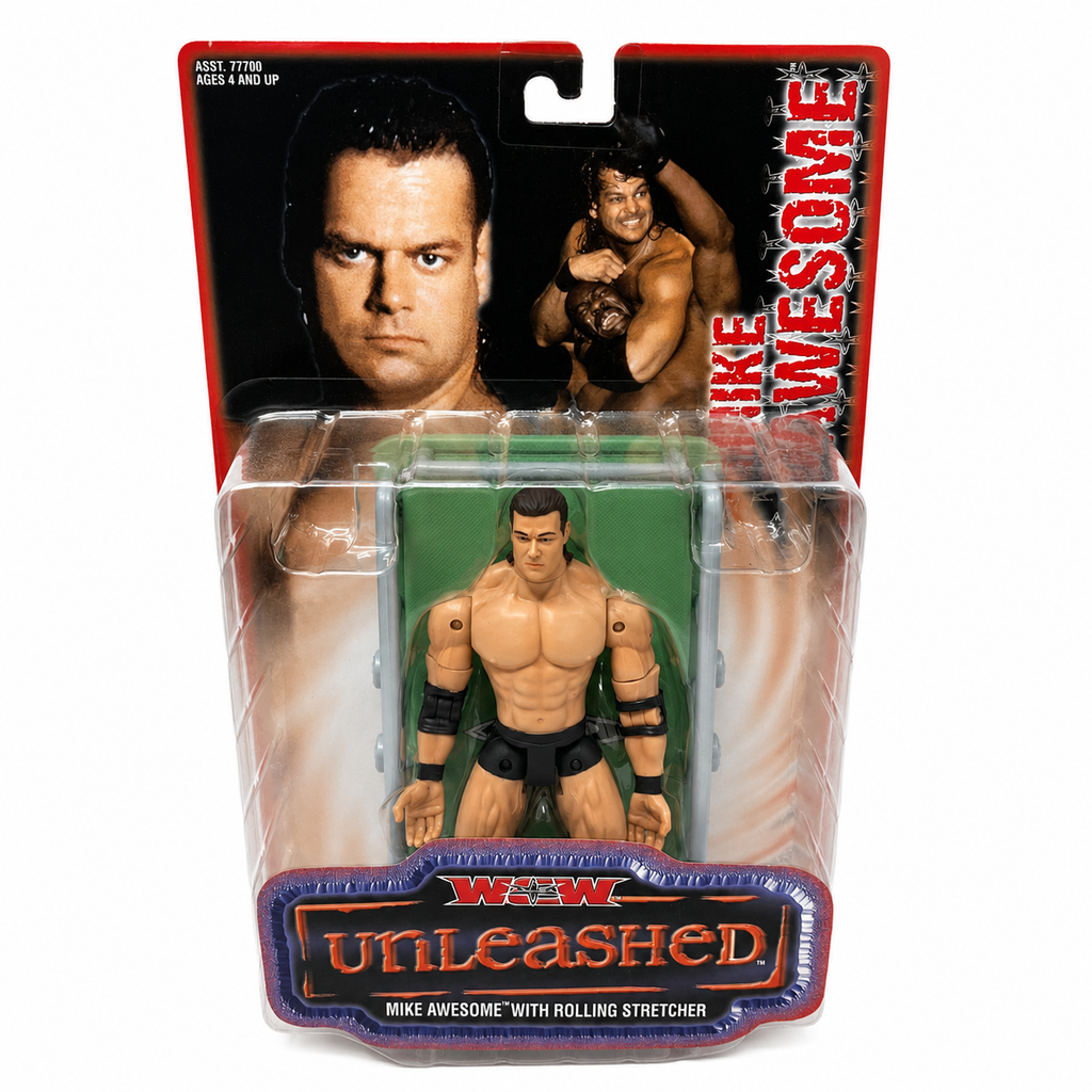 Mike Awesome WCW Unleashed Toybiz 2001 Action Figure Scale WWE