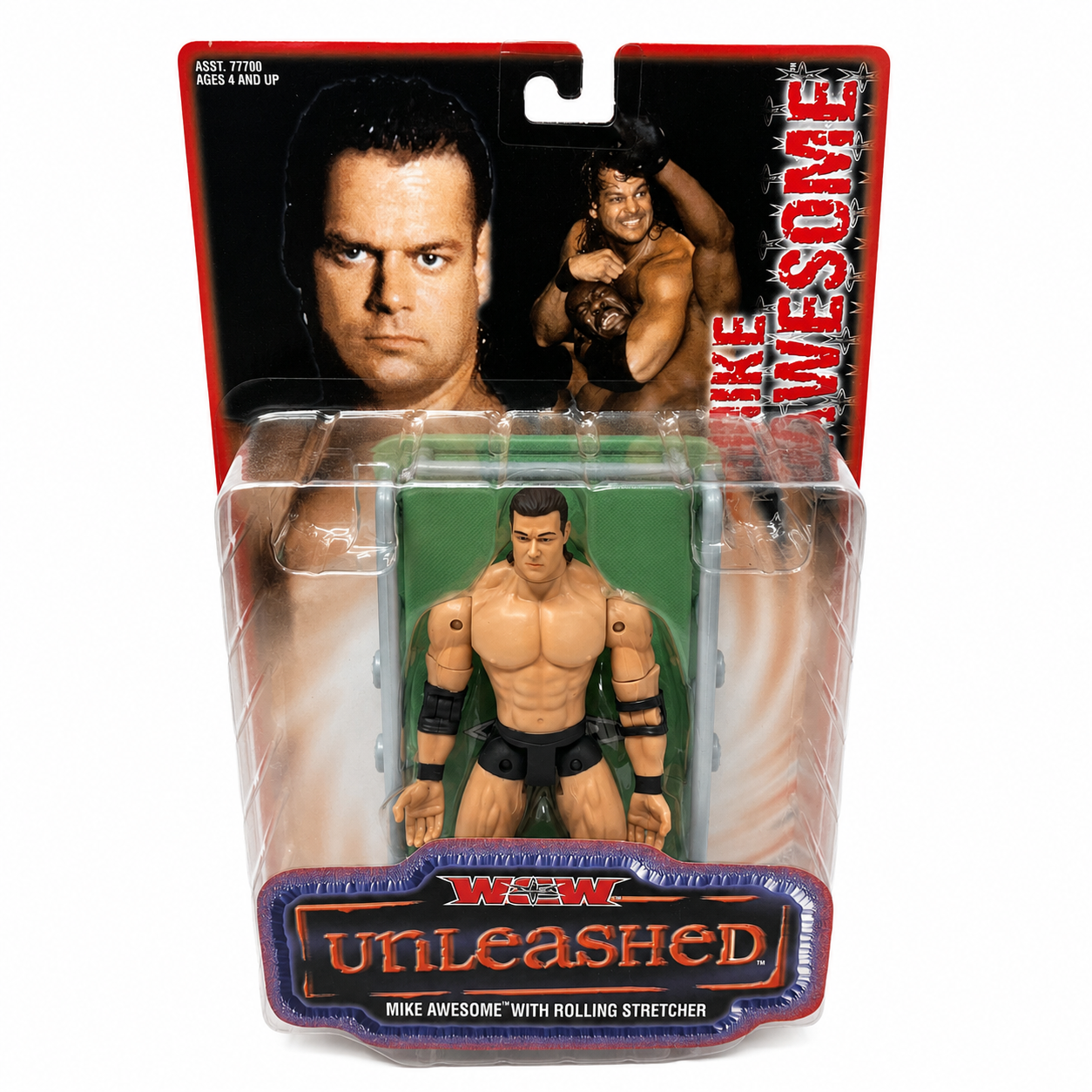 Mike Awesome WCW Unleashed Toybiz 2001 Action Figure Scale WWE
