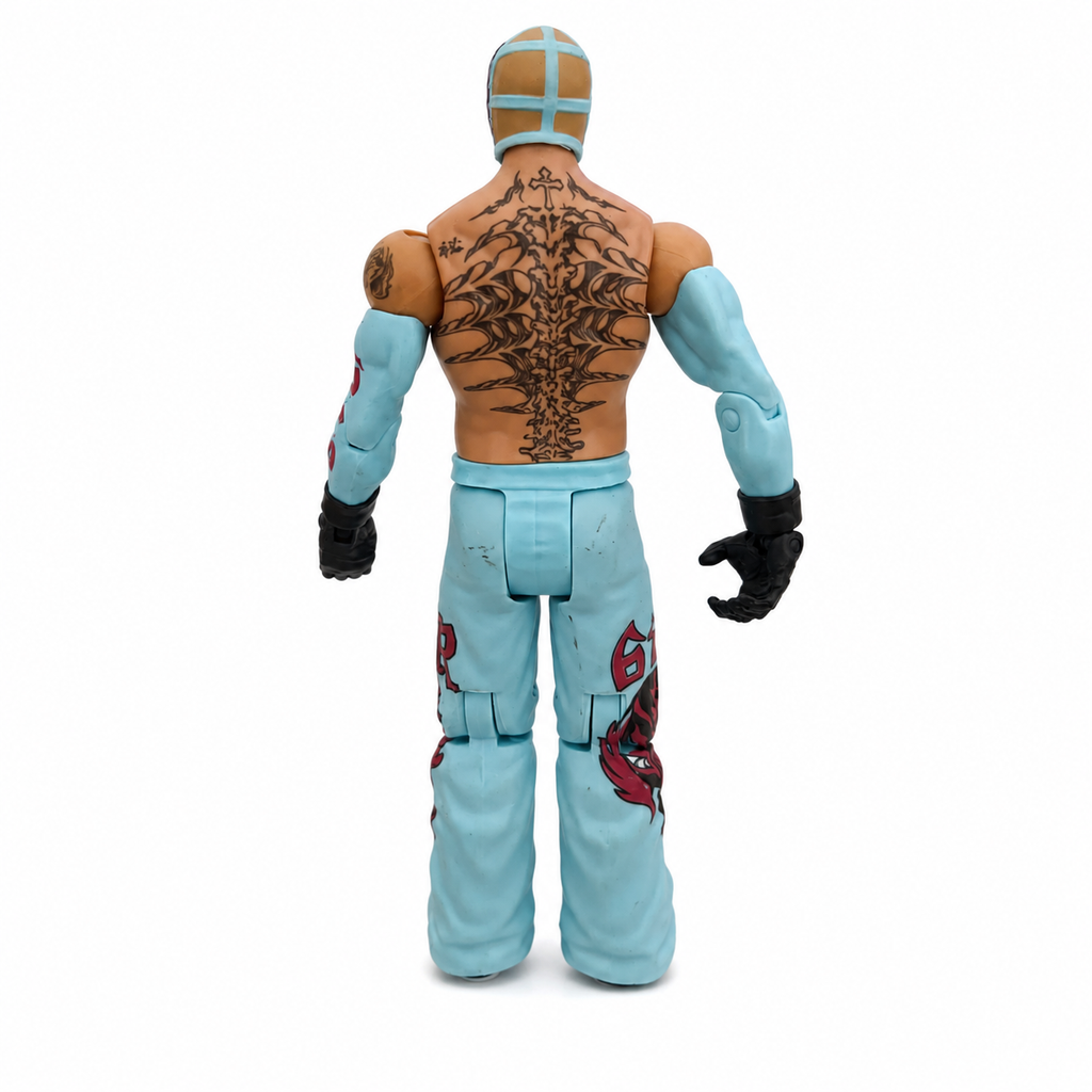 Rey Mysterio Light Blue WWE Out Of Box Action Figure Mattel