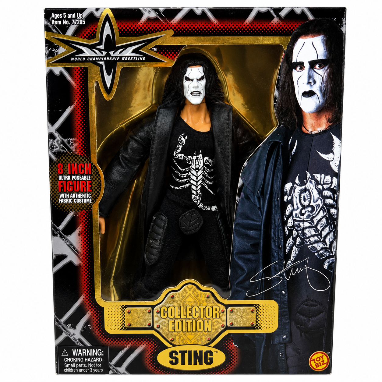 Sting WCW Collectors Edition Action Figure WWE Toybiz