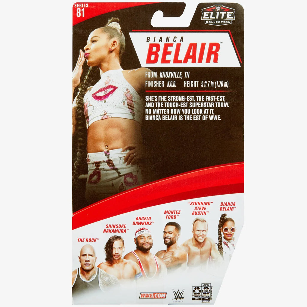 Bianca Belair WWE Elite 81 Action Figure Mattel