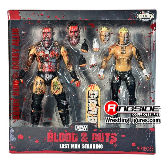 AEW Unrivaled Brody King and Darby Allin Blood and Guts 2 Pack - Scale WWE