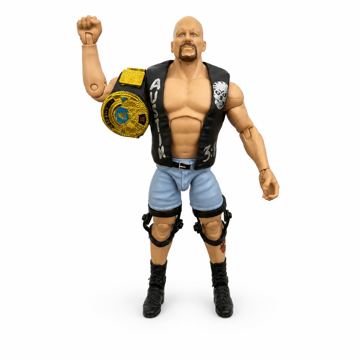 Stone Cold Steve Austin WWE Elite Hall Of Fame Out Of Box Action Figure Mattel 4