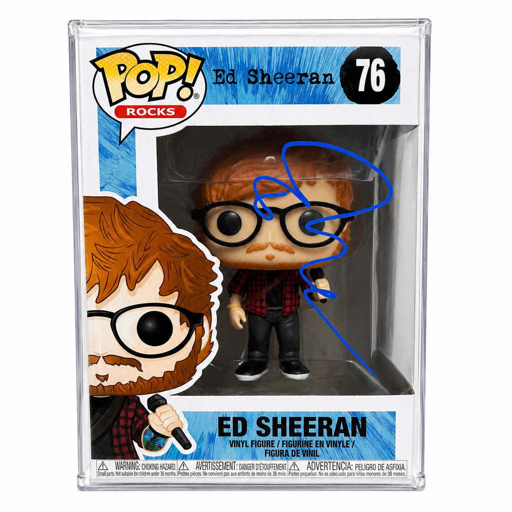 Ed Sheeran Funko Pop 76 Signed JSA COA Autographed Action Figure Collectable