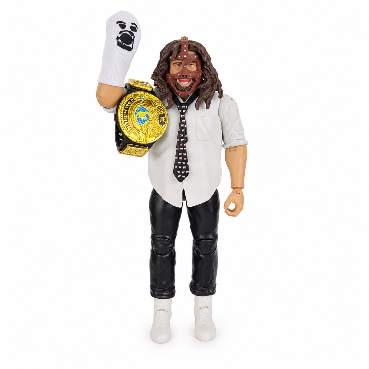 Mankind WWE Elite Out Of Box Action Figure Mattel 3