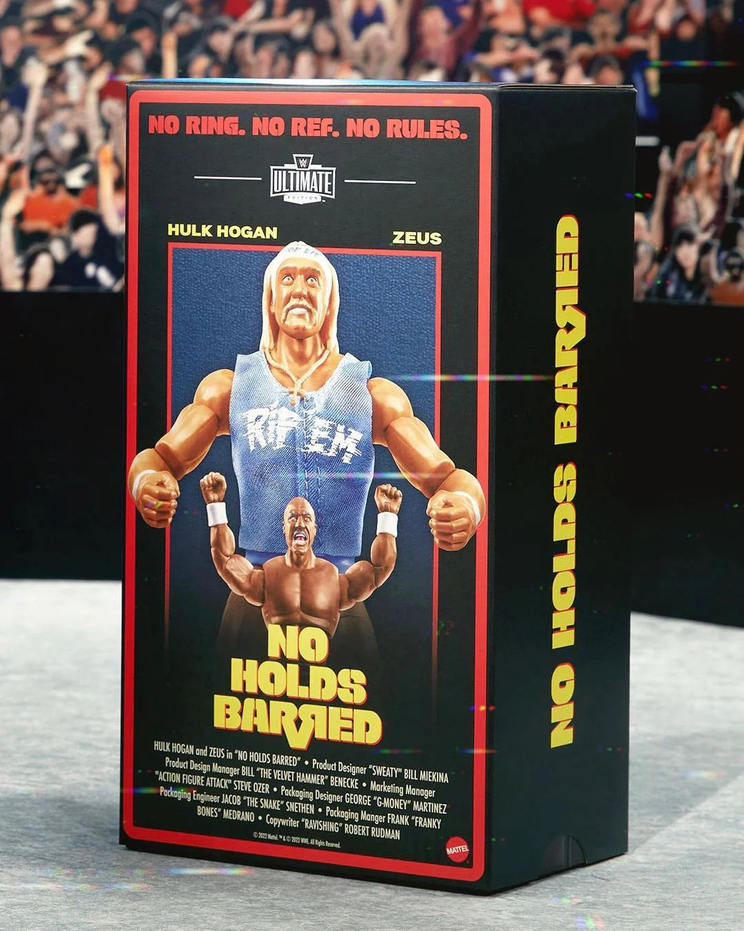 WWE Ultimate Edition No Holds Barred Set Hulk Hogan & Zeus Figures New