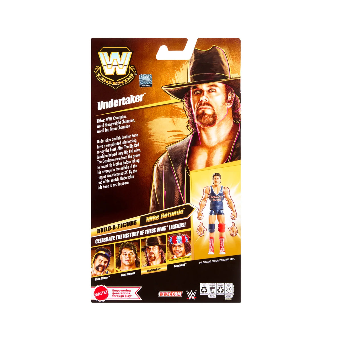 Undertaker WWE Elite Legends 33 Action Figure Mattel
