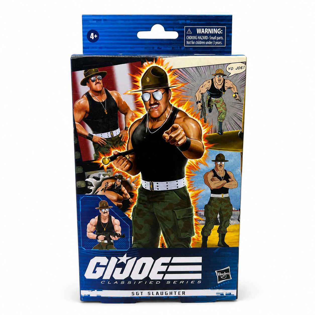 Reboxed SGT SLAUGHTER Hasbro GI G.I. Joe Classified Series 6" Action Figure #53 WWF