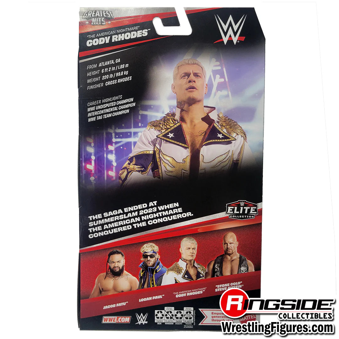 Cody Rhodes WWE Elite Greatest Hits 9 Action Figure