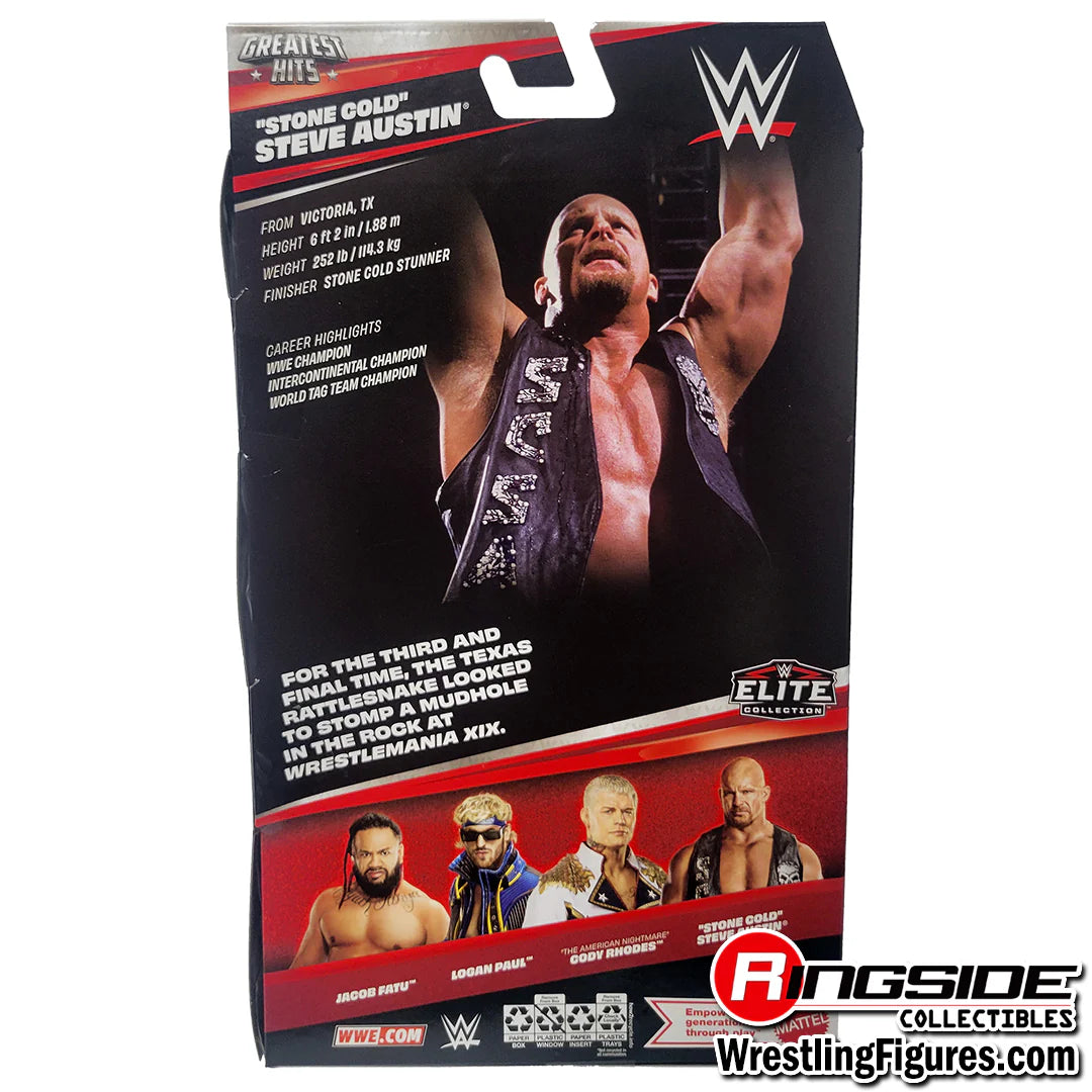 Stone Cold Steve Austin - WWE Elite Greatest Hits 9 Action Figure