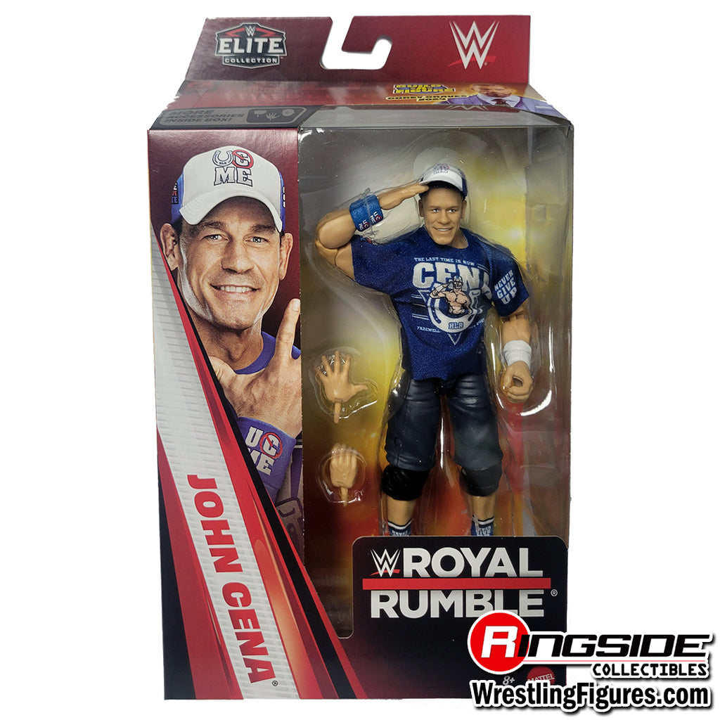 Reboxed John Cena WWE Elite Royal Rumble 2025 Action Figure Missing BAF