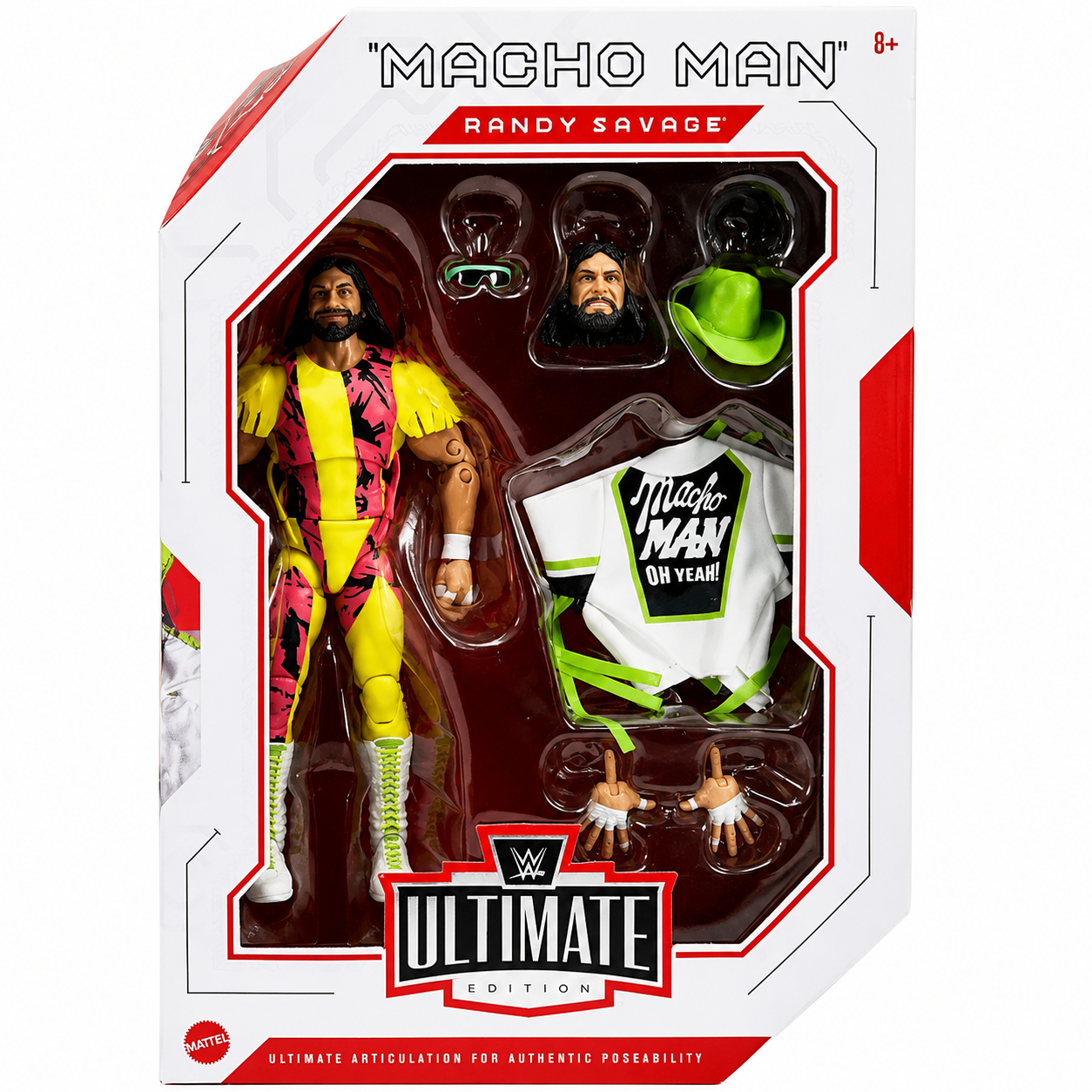 Macho Man Randy Savage WWE Ultimate Edition Series 8 Mattel